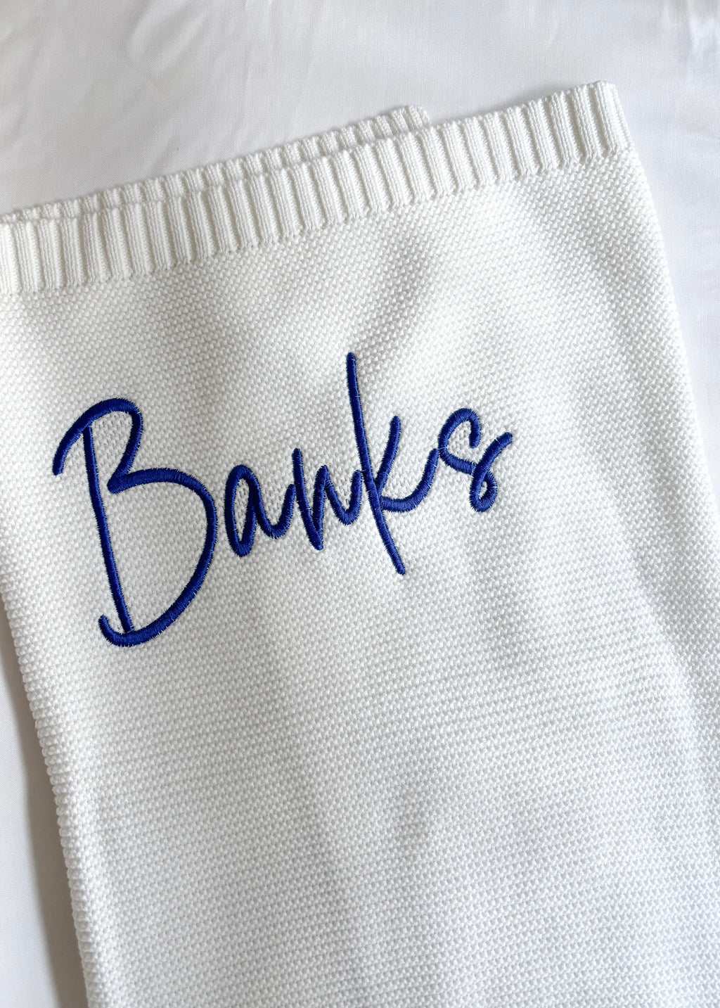 Signature Knitted Blanket - Milk