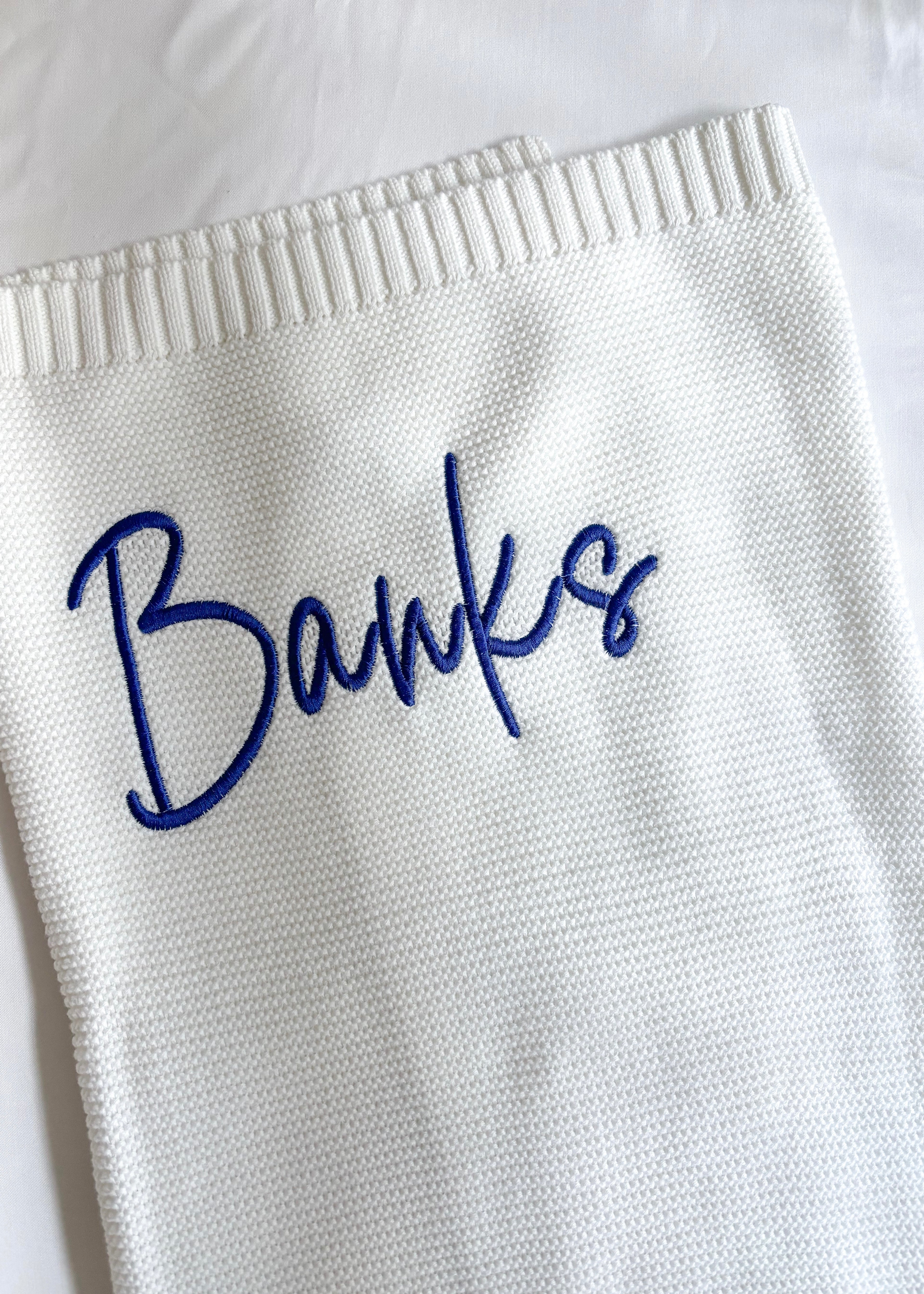 Signature Knitted Blanket - Milk