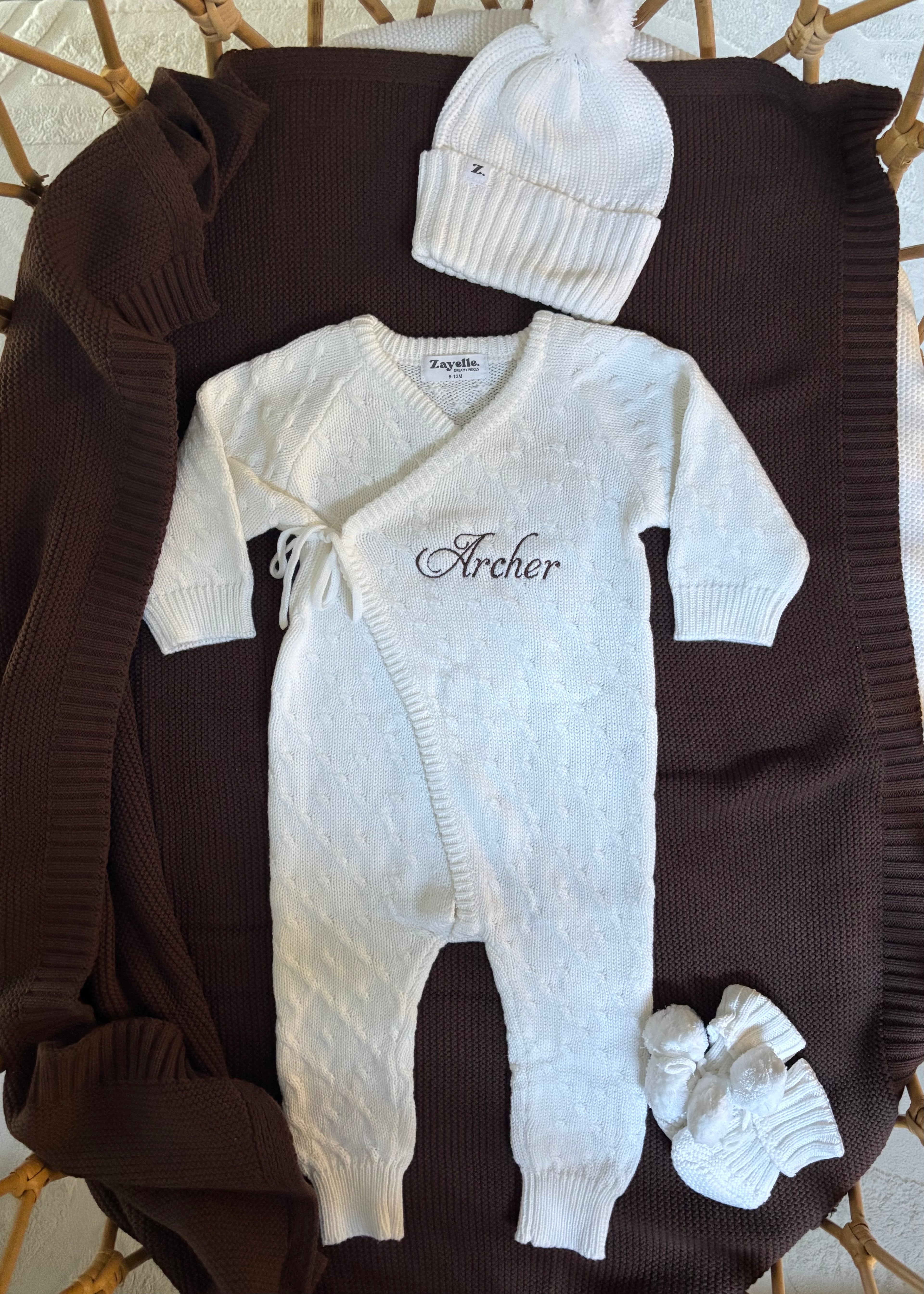 Kimono Romper - Milk