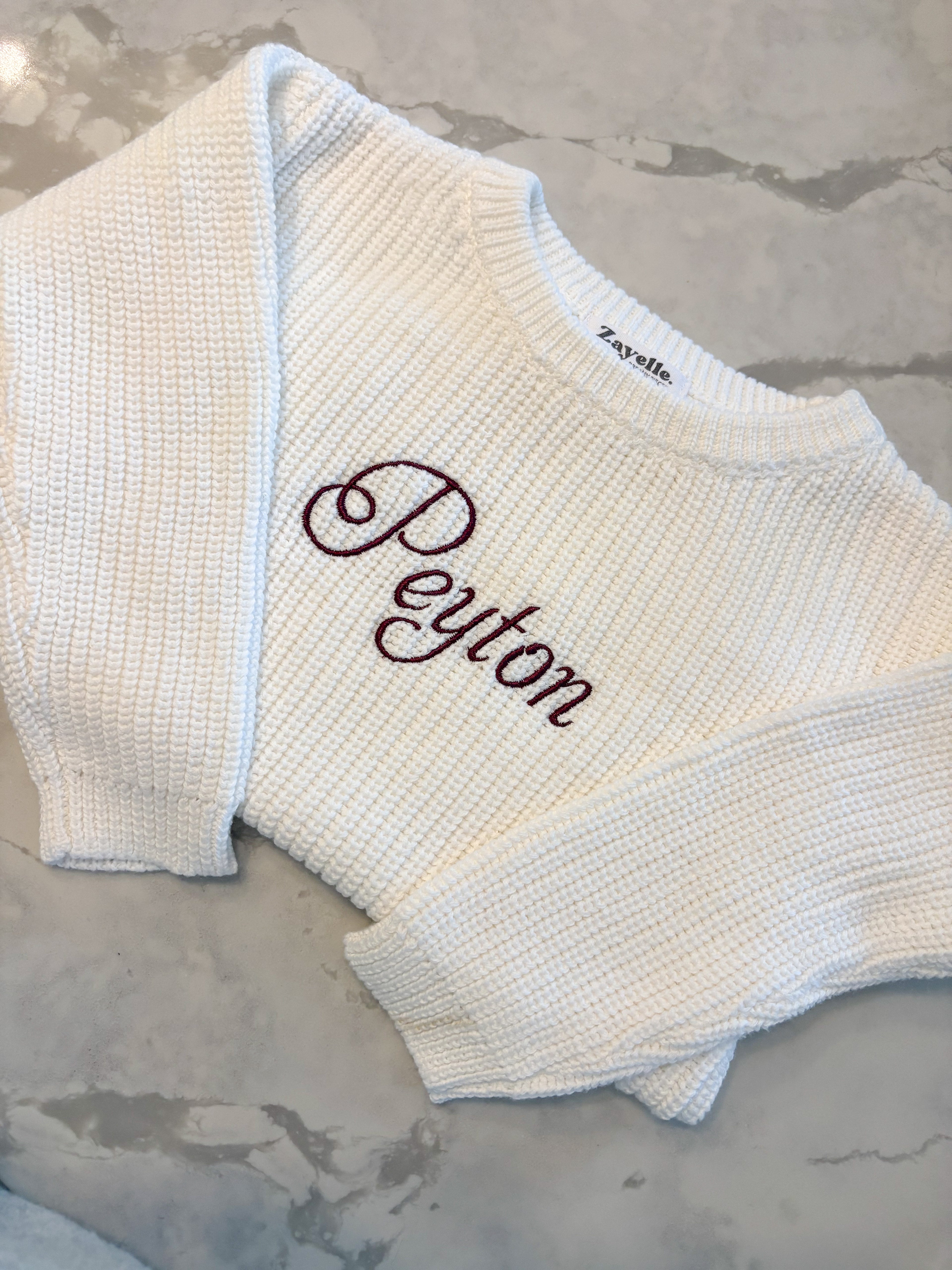 Knitted Bodysuit - Milk
