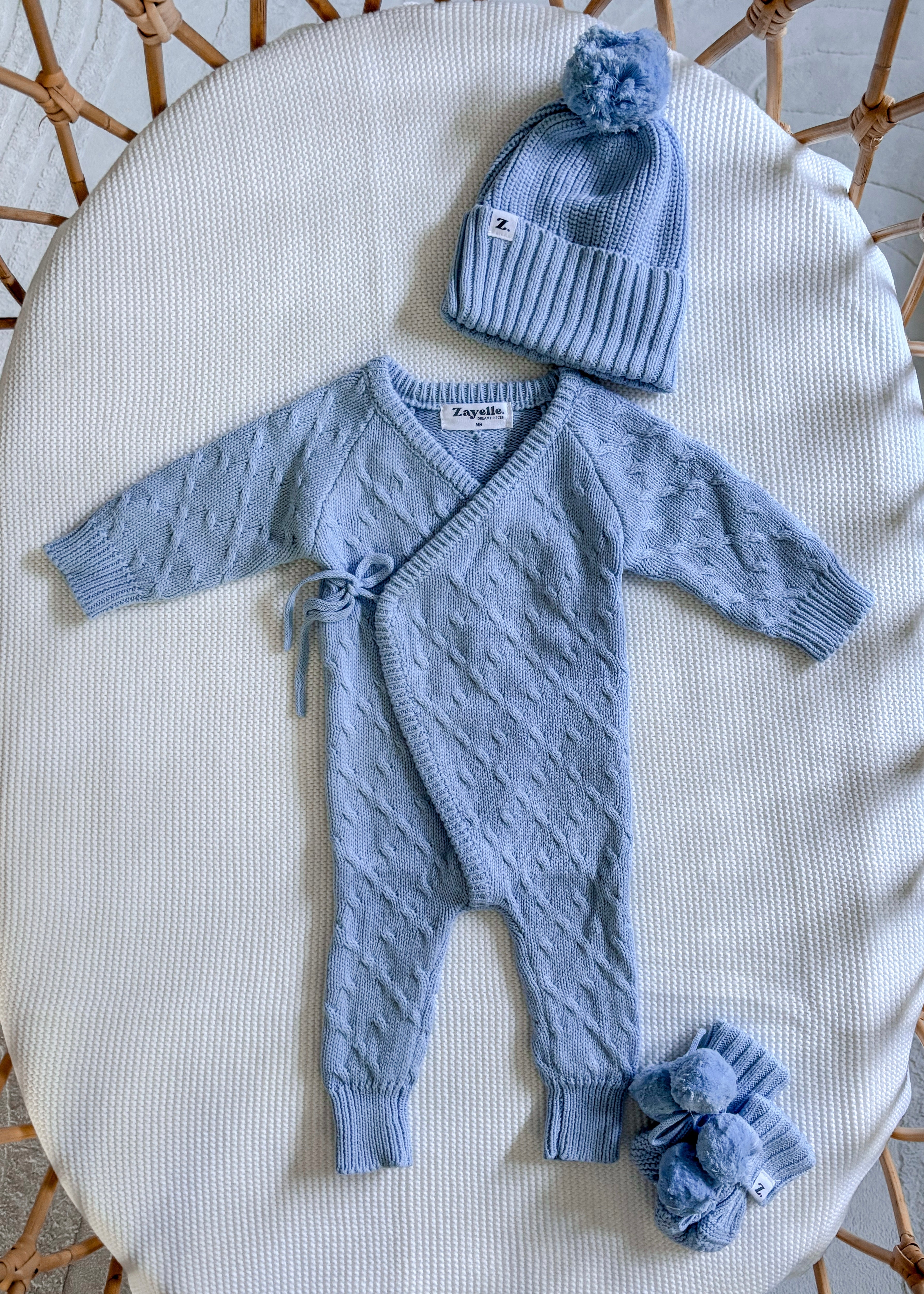 Kimono Romper - Blue