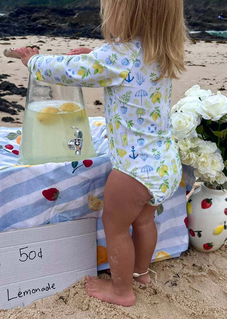 Lemonade - Long Sleeve Swimsuit