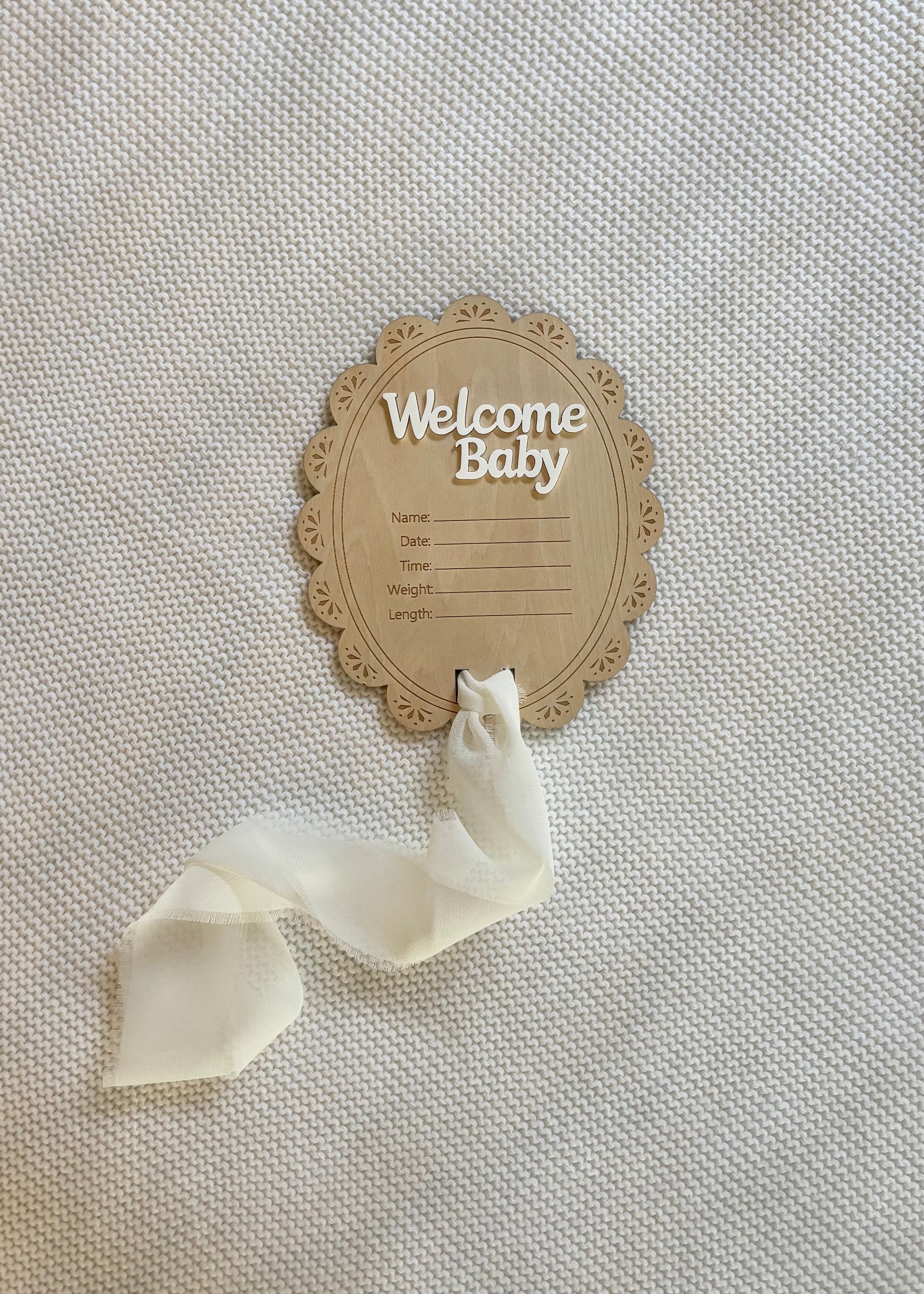 Announcement Plaque - Unisex