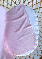Signature Knitted Blanket - Blush