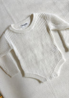 Knitted Bodysuit - Milk
