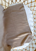 Signature Knitted Blanket - Latte