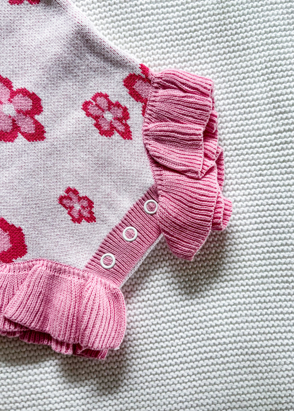 Knitted Frill Bodysuit -