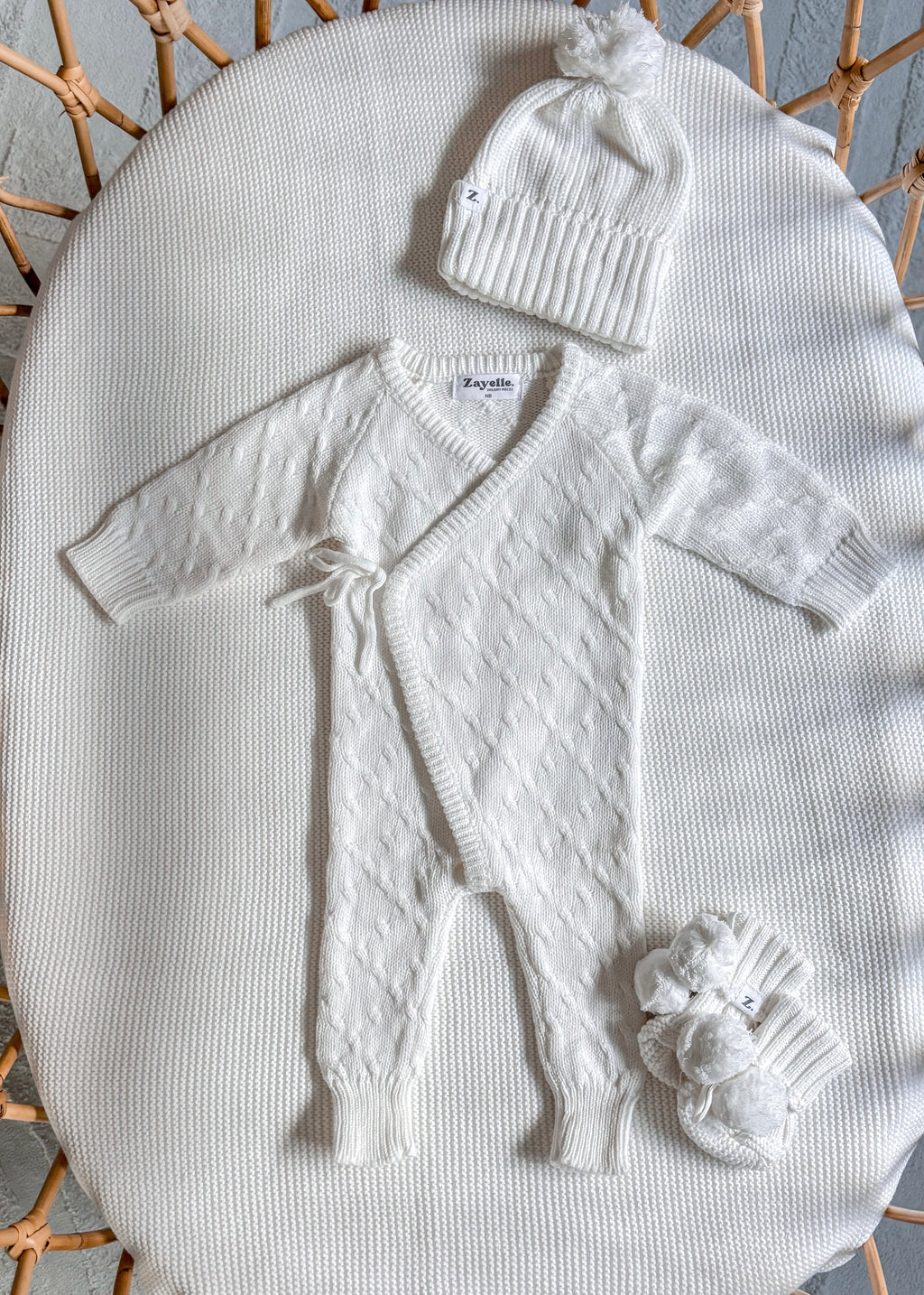 Kimono Romper - Milk