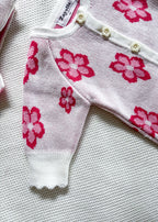 Knitted Romper - Floral