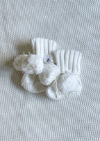Pom Pom Booties - Milk