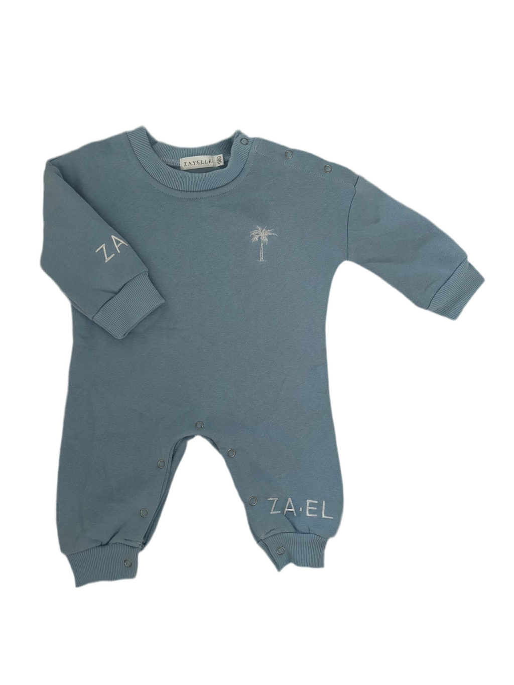 Blue Tracksuit Romper