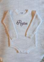 Knitted Bodysuit - Milk