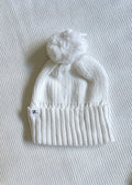 Pom Pom Beanie - Milk