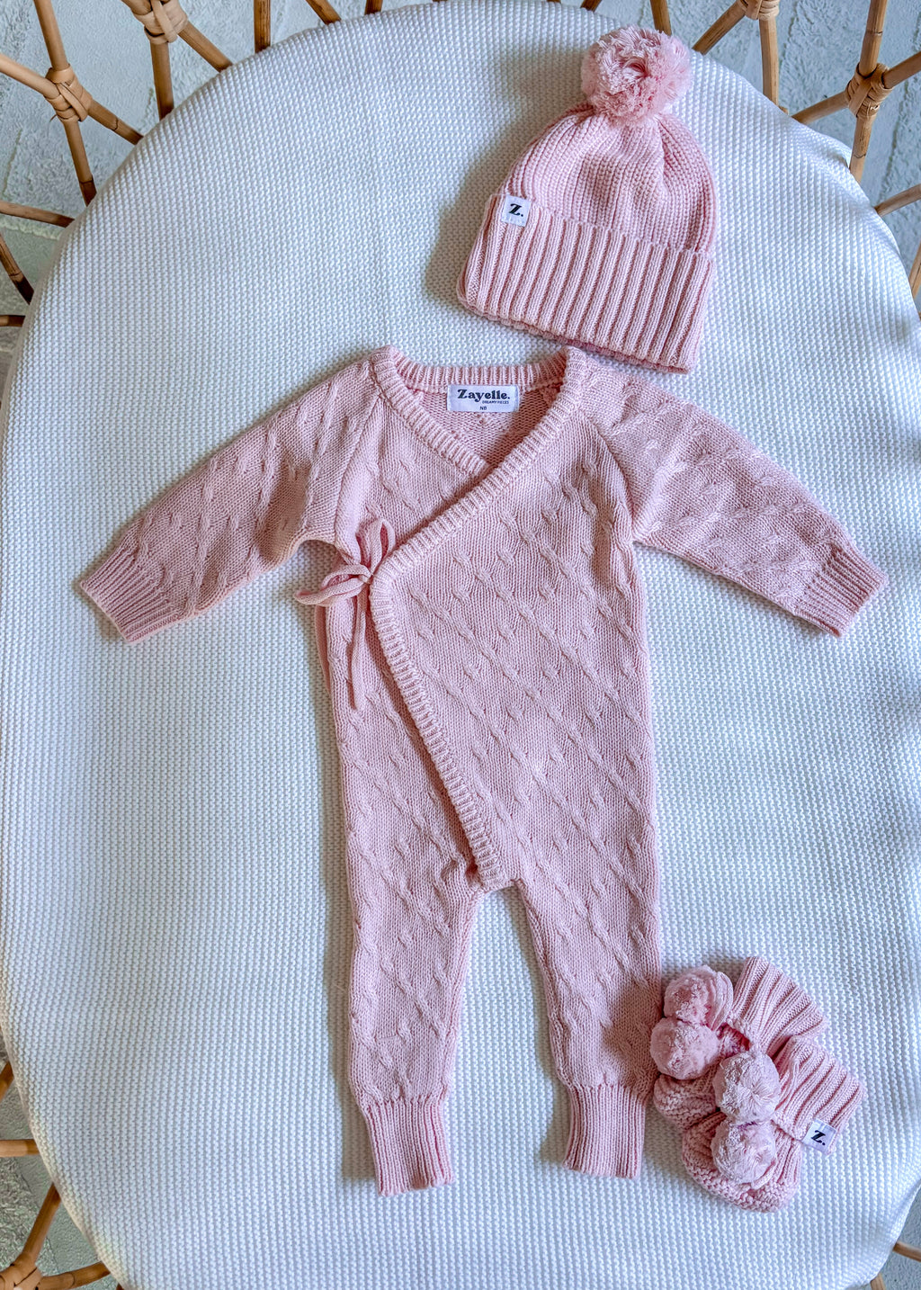 Kimono Romper - Blush