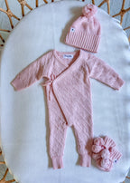 Kimono Romper - Blush