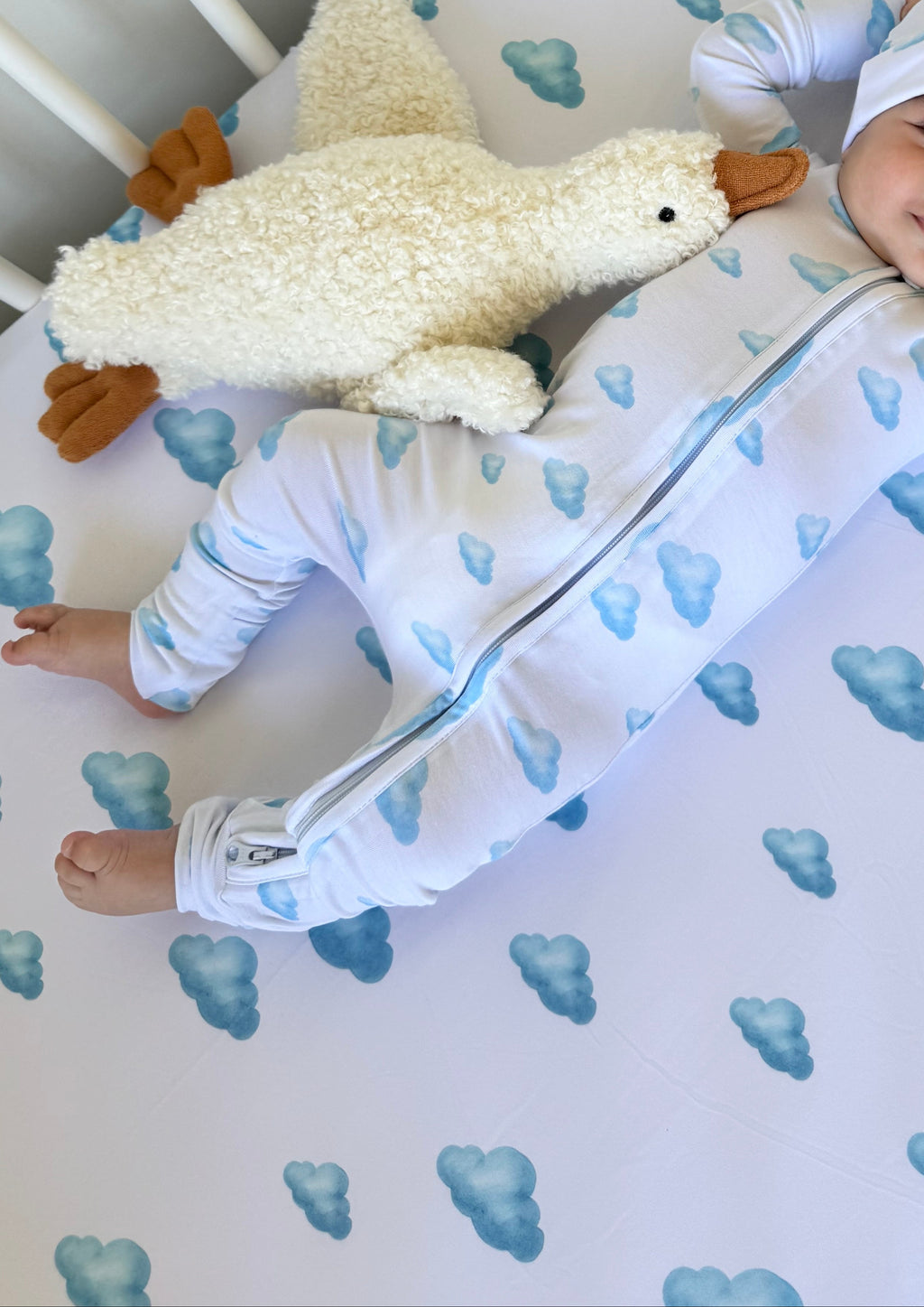 Clouds - Fitted Cot Sheet