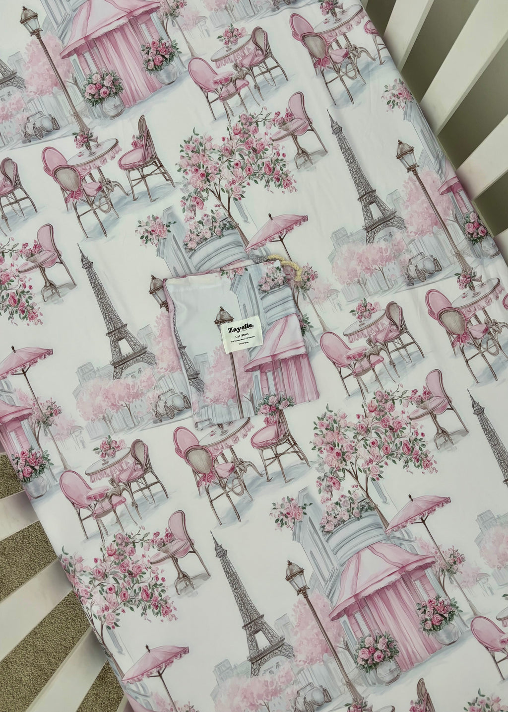 Paris - Fitted Cot Sheet