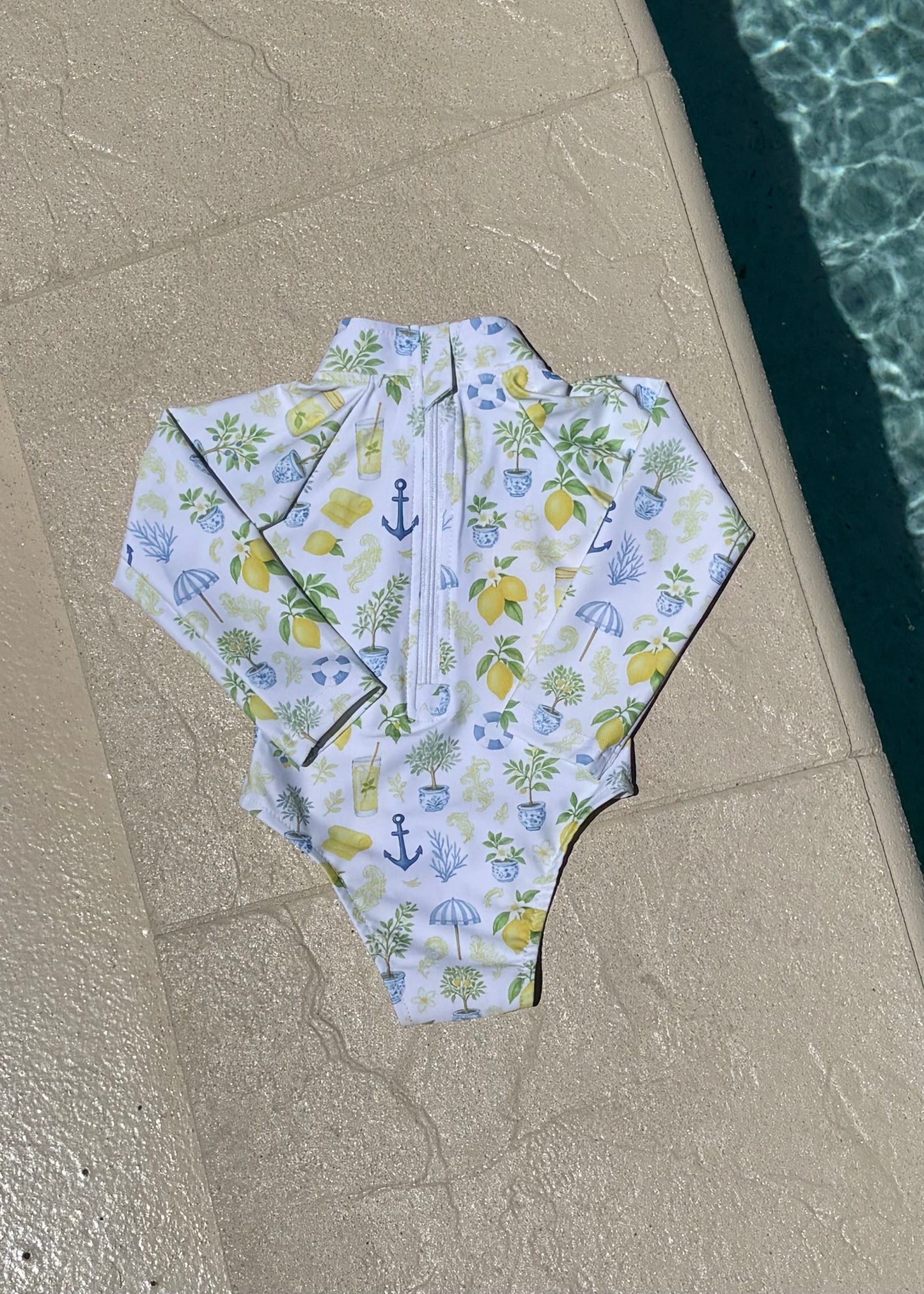 Lemonade - Long Sleeve Swimsuit