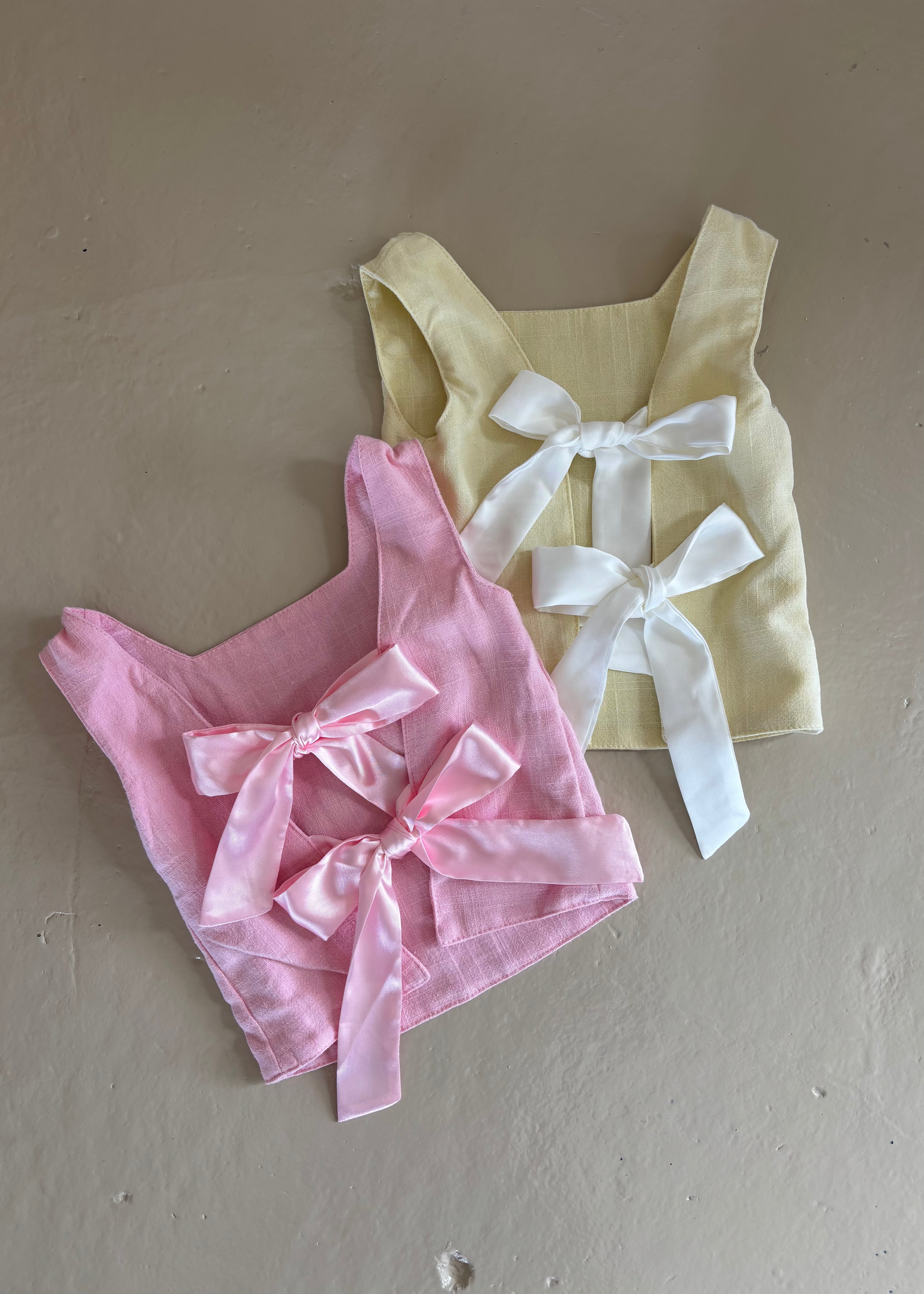 Zayelle Bow Top - Yellow