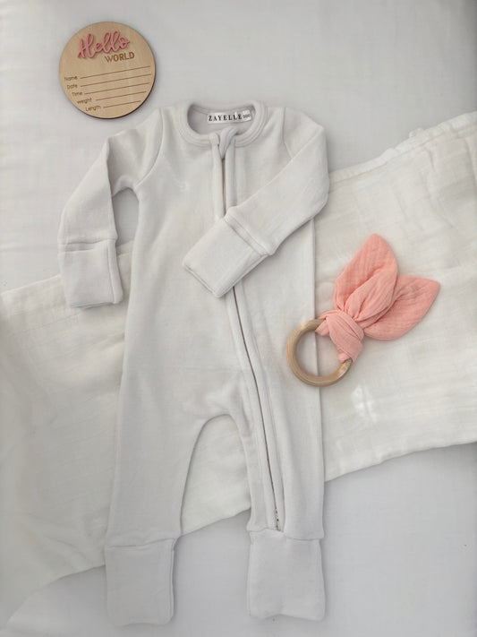 Milk - Suede Growsuit